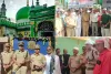 Mahim Dargah मखदूम शाह बाबा दरगाह पर उर्स 2024 के उद्घाटन पर मुंबई पुलिस की सलामी & संदल